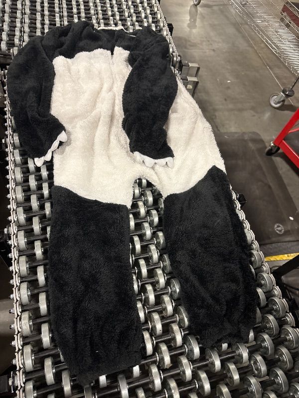 Photo 1 of **DAMAGED**HOODIE PART MISSING**
ATOZ Onesie for Kids, Animal Pajamas Halloween Cosplay Costume for Girls Boys, Panda 10-11Y
