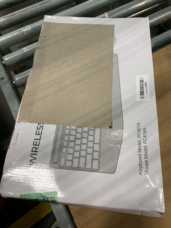 Photo 1 of *****CORRET ITEM**** Wireless Keyboard and Mouse Combo - Dual System RGB Backlit Mouse and Keyboard,2.4G Rechargeable,Full-Sized Ergonomic Silent Design with Phone Holder for Windows Mac PC Laptop (Black-V1)