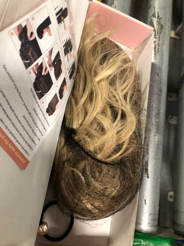 Photo 1 of ***SIMILAR PRODUCT*** SEIKEA Ponytail Extension, 18" Wavy Claw Clip in Hair Extensions for Women, Lightweight Fluffy Synthetic Ponytail Hairpiece, Natural Soft & Easy to Wear, for Short & Medium Hair Dark Light Blonde