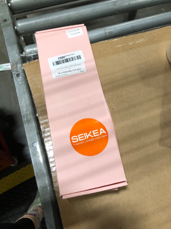 Photo 1 of ***SIMILAR PRODUCT*** SEIKEA Ponytail Extension, 18" Wavy Claw Clip in Hair Extensions for Women, Lightweight Fluffy Synthetic Ponytail Hairpiece, Natural Soft & Easy to Wear, for Short & Medium Hair Dark Light Blonde