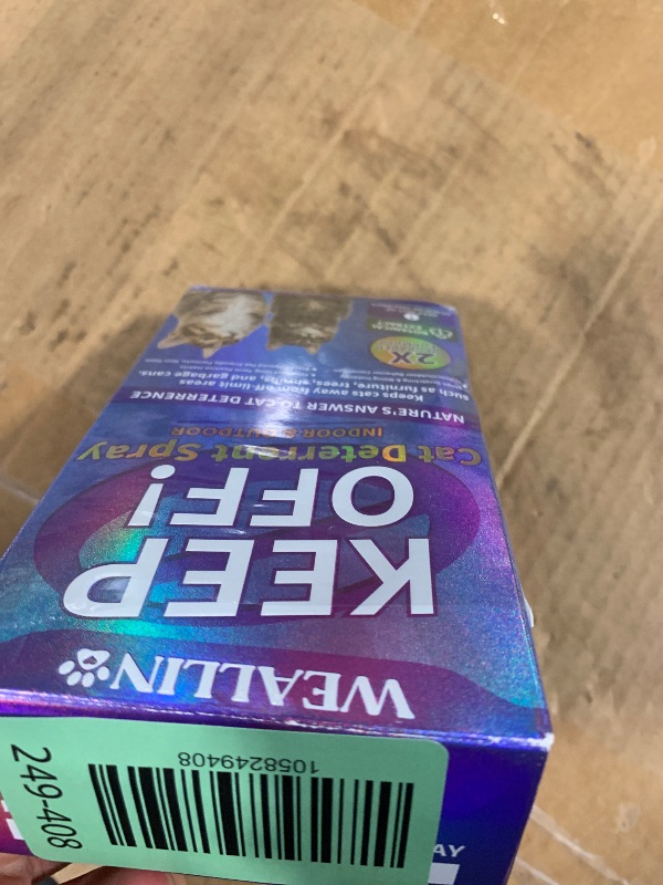 Photo 1 of ****ONLY ONE**WEALLIN Keep Away Cat Deterrent Spray-2 Pack(8.12 Oz), Natural Cat Repellent Spray Safe Indoor & Outdoor Deterrent for Furniture Protection, Effective Anti-Scratch Training Aid