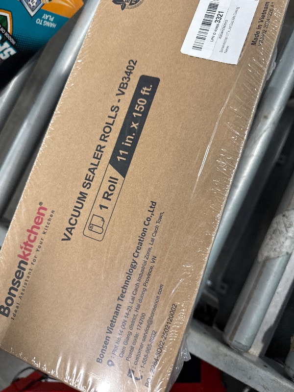 Photo 1 of [2025 New] Bonsenkitchen 11” x 150’ Vacuum Sealer Bags Rolls with Cutter for Food Storage, Commercial Grade, BPA Free, Great for Meal Prep and Sous Vide Cooking
