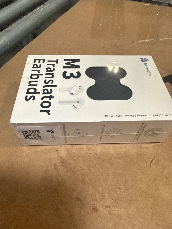 Photo 1 of ** FACTORY SEALED**Timekettle M3 Language Translator Earbuds, Two-Way Translator Device with APP for 40 Languages and 13 Offline Translation Packs, Fast Reaction with Revolutionary Al Semantic Tech (Offline Version)