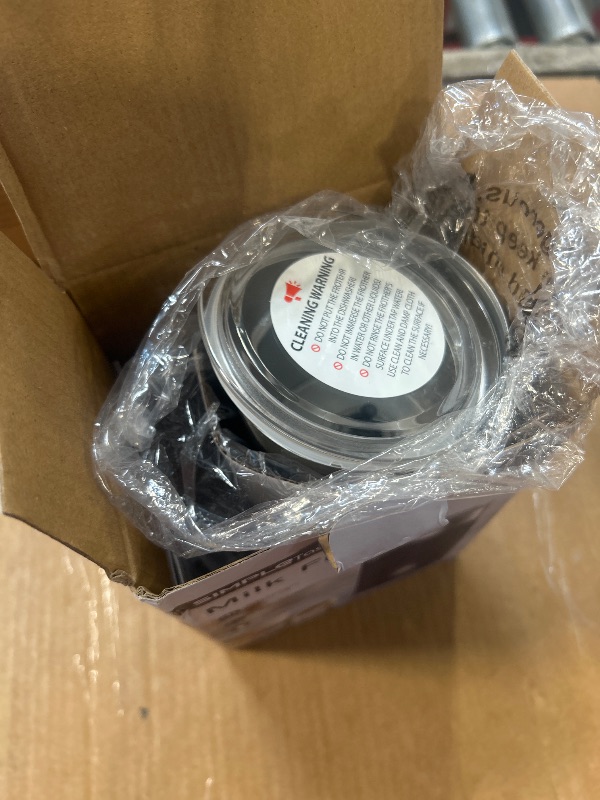Photo 1 of ** MISSING BASE ** SIMPLETASTE Milk Frother, 4-in-1 Electric Milk Steamer, Automatic Warm and Cold Foam Maker and Milk Warmer for Latte, Cappuccinos, Macchiato