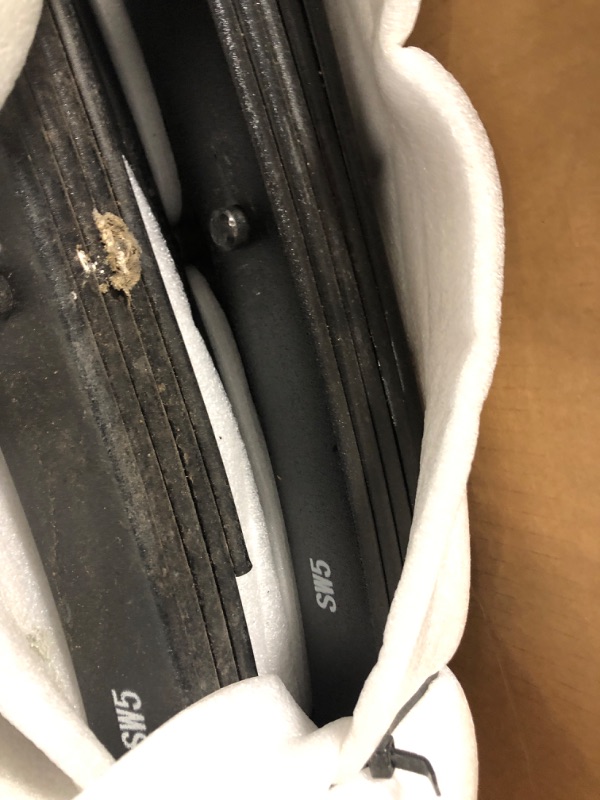 Photo 1 of ** VERY USED/ MISSING PARTS****  
Replacement for SW5 5 Pieces Trailer Leaf Spring, 6000LB Tandem Trailer Axle Suspension Kit with 3000lb Capacity Double Eyes Leaf Springs, 2* U-Bolt and Hanger Kit