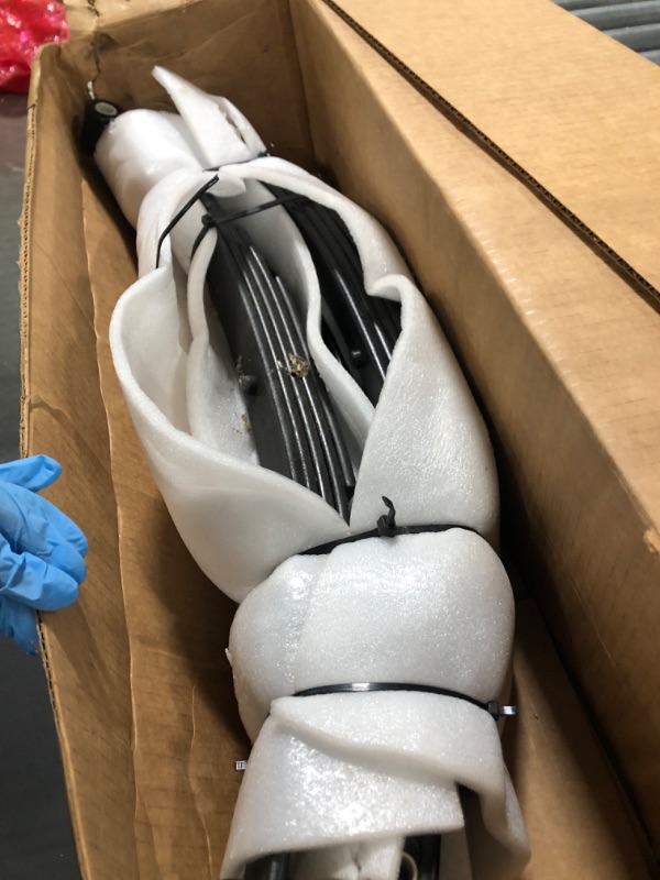 Photo 1 of ** VERY USED/ MISSING PARTS****  
Replacement for SW5 5 Pieces Trailer Leaf Spring, 6000LB Tandem Trailer Axle Suspension Kit with 3000lb Capacity Double Eyes Leaf Springs, 2* U-Bolt and Hanger Kit