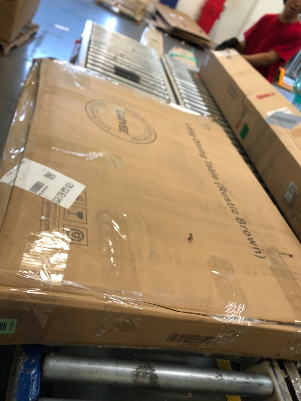 Photo 1 of ** NEW **
GarveeHome Industrial Dining Table for 6-8 People, 78.7 in Long Kitchen Table with Sturdy Metal Frame & Rustic Brown Finish - Seats 6 Rectangular Counter for Dinner, Easy to Install(Only Table)