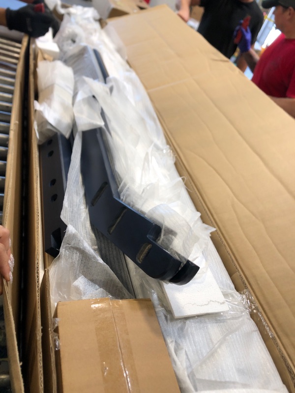 Photo 1 of ** NEW **
Max & Lily Bunk Bed Twin Over Full Size with Ladder, Solid Wood Platform Bed Frame with Ladder for Kids, 14" Safety Guardrails, Easy Assembly, No Box Spring Needed, Blue