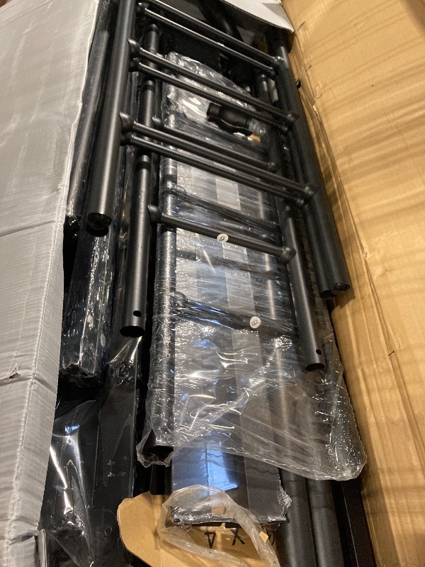 Photo 1 of  ** VERY USED / MISSING PARTS ** ZIYOO Vintage-Inspired 18 Inch Metal Bed Frame - Victorian Headboard & Footboard, Sturdy Platform Design, Under Bed Storage, No Box Spring Needed, Noise Free, Queen Size