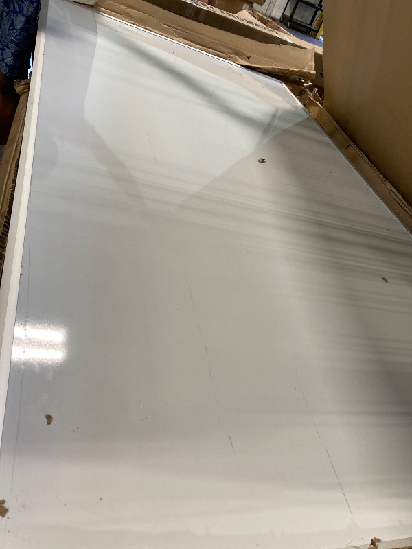 Photo 1 of ***MINOR DETAILS**
INNOVART Mobile Whiteboard 72” x 40”, 360° Reversible Double Sided Magnetic Dry Erase Board with Portable Rolling Stand on Wheels, Easel Standing Board with Aluminum Frame