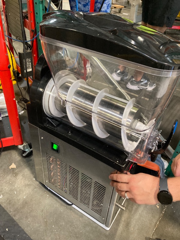 Photo 1 of ** USED / SIMILAR ***
VEVOR Slushy Machine, 15L Single Tank Commercial Margarita Machine, 60 Cups Stainless Steel Margarita Smoothie Frozen Drink Machine, Slushie Machine for Home Party Restaurants Cafe Bars