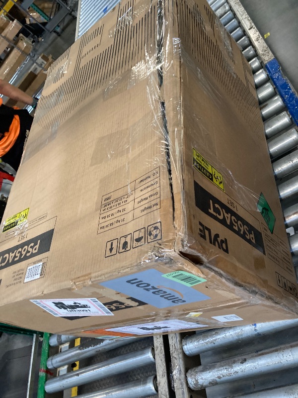 Photo 1 of ** FACTORY SEAL/ ONLY OPENED FOR INSPECTION**
Pyle Portable Bluetooth PA Speaker System - 3-Way Active & Passive Outdoor Bluetooth Speaker Portable PA System w/ Microphone In, Party Lights, FM Radio - Tripod, Remote - Pyle PS65ACT,Black