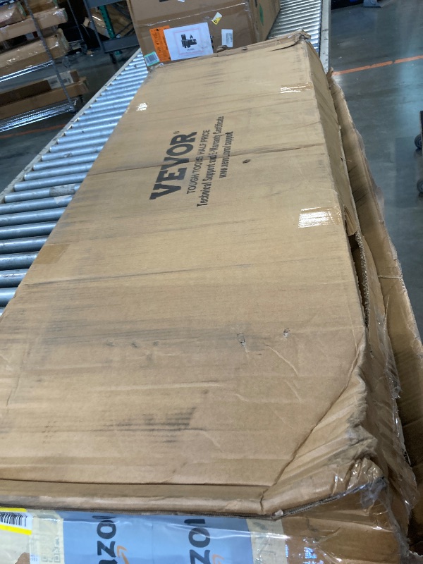 Photo 1 of ** FACTORY SEAL / ONLY OPENED FOR INSPECTION***
VEVOR Shower Curb Kit, 38"x60" Watertight Shower Curb Overlay with 4" ABS Offset Bonding Flange, 4" Stainless Steel Grate, 2 Cuttable Shower Curb and Trowel, Shower Pan Slope Sticks Fit for Bathroom