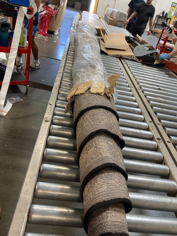 Photo 1 of *** VERY USED ***
Superior Mayfair Collection Area Rug, 8mm Pile Height with Jute Backing, Vintage Distressed Medallion Pattern, Fashionable and Affordable Woven Rugs - 8' x 10' Rug, Black