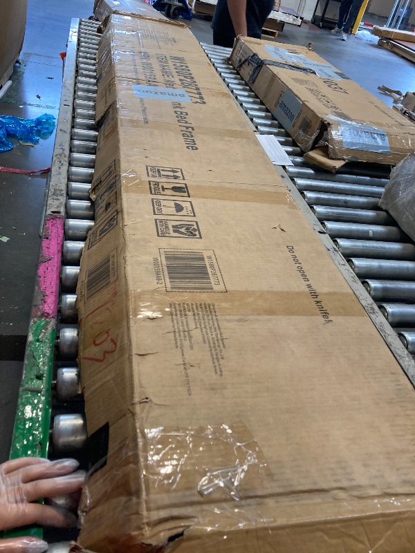 Photo 1 of ** USED / MISSING PARTS *** Bellemave Triple Bunk Bed for Kids, Detachable Twin Over Twin Over Twin Metal Bunk Bed with Guardrails, Ladder & Storage, Converts to 3 Separate Twin Beds, Easy to Assemble (3 Bunk Beds for Kids)