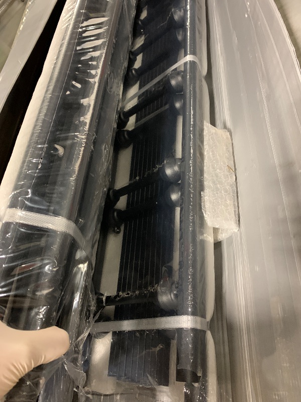 Photo 1 of ** MISSING PARTS/ USED *** zunatu King Size Metal Platform Bed Frame/Victorian Style Headboard and Footboard/Steel Slat Support/Easy Assembly/No Box Spring Needed/Underbed Storage/Noise Free/Black