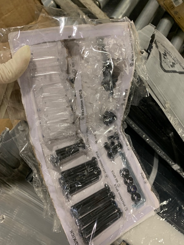 Photo 1 of ** MISSING PARTS/ USED *** zunatu King Size Metal Platform Bed Frame/Victorian Style Headboard and Footboard/Steel Slat Support/Easy Assembly/No Box Spring Needed/Underbed Storage/Noise Free/Black