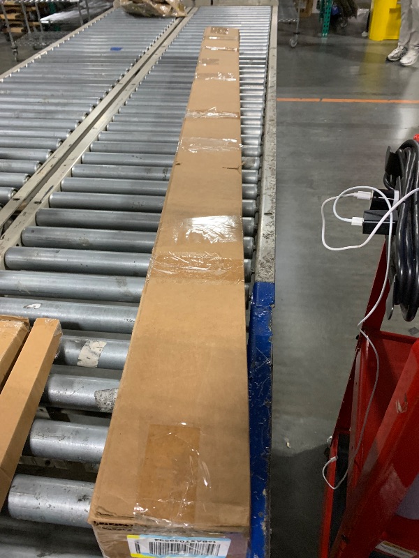 Photo 1 of ** used ** Radiance White Cordless Light Filtering UV Protection PVC Manual Roll-Up Sun Shade 72 in. W x 72 in. L 3320166