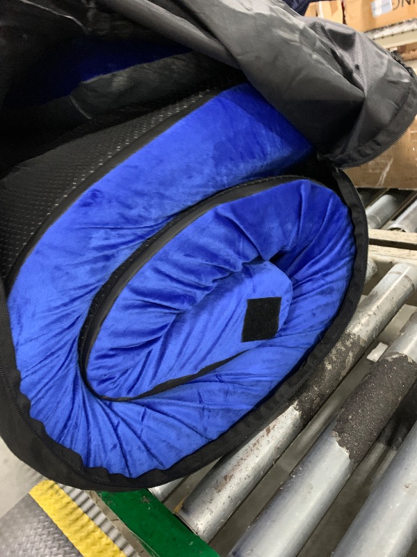 Photo 1 of ** VERY USED ** Gaialoop 3 Inch Thick Memory Foam Camping Pad Futon Mattress Full, Portable Floor Sleeping Mat Sleepover Guest Roll Up Glamping Mattress [Full:75 * 54 * 3"]