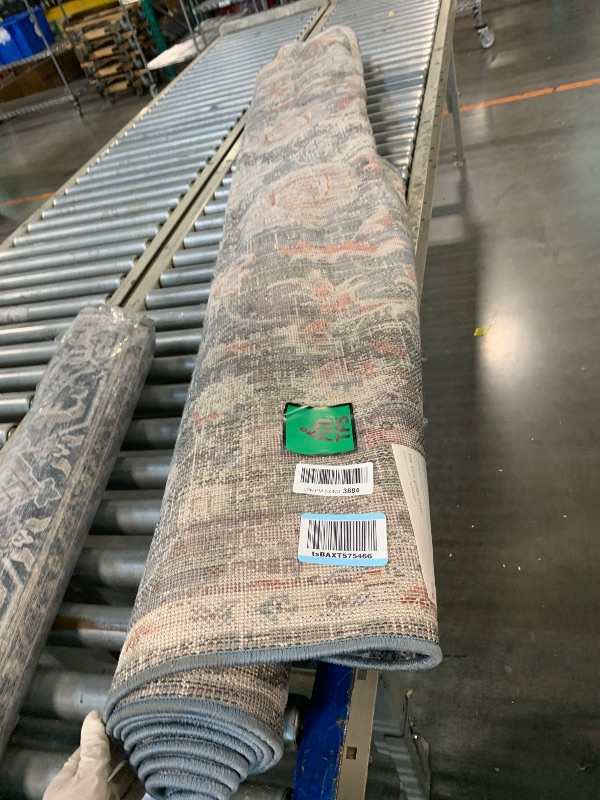 Photo 1 of ** very used *** Loloi Cassandra Collection CSN-04 Blue/Rust 6'-7" x 9'-3" Area Rug