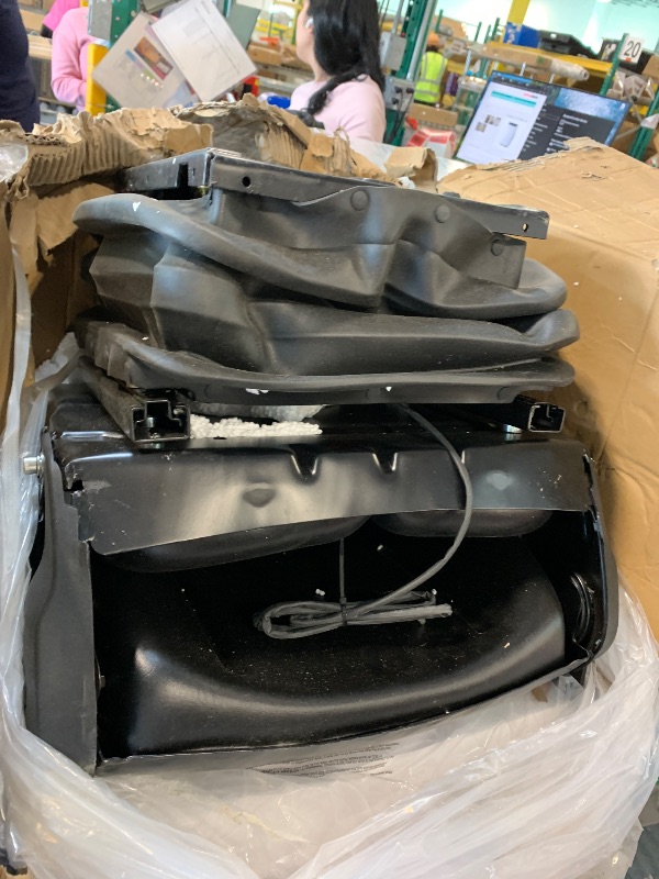 Photo 1 of ** VERY USED / UNTESTED **** VEVOR Universal Forklift Seat, Tractor Seat with Armrest & Adjustable Backrest, Shock Absorption, Secure Micro Switch, High-Resilience PVC Mower Seat for Tractor Excavator, Skid Loader