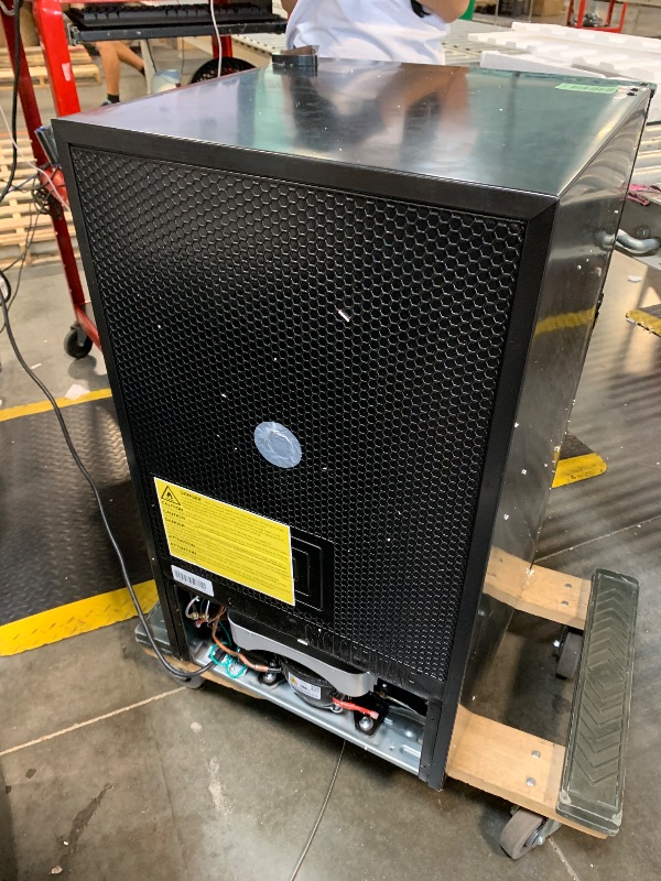 Photo 1 of *** VERY USED *** Midea WHD-113FB1 Double Door Mini Fridge with Freezer for Bedroom Office or Dorm with Adjustable Remove Glass Shelves Compact Refrigerator, 3.1 cu ft, Black