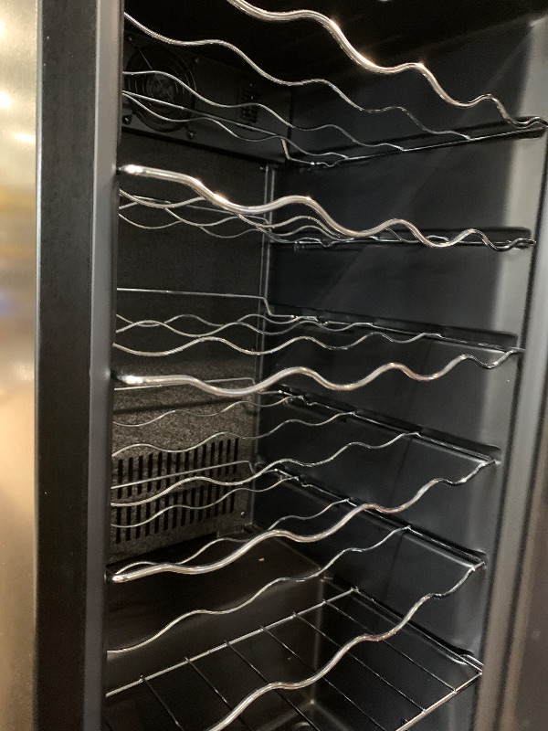 Photo 1 of ** USED *** vation 28 Bottle Compressor Wine Cooler Refrigerator w/Lock | Large Freestanding Wine Cellar For Red, White, Champagne or Sparkling Wine | 41f-64f Digital Temperature Control Fridge Glass Door Black