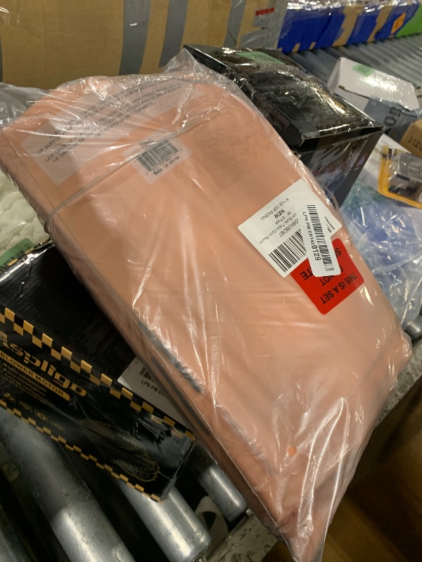 Photo 1 of *** COLOR PINK*** Exquisite 66% Thicker Premium Black Round Tablecloth 0.5 Mil 12 Pack Plastic Table Cloth Disposable 84 Inch Round Plastic Tablecloth Won't Tear Easily Like Cheap Thin Brands