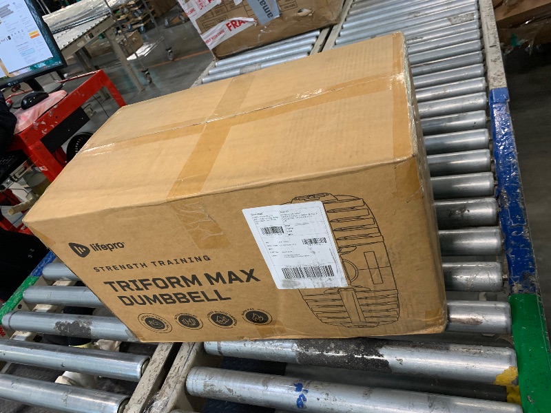 Photo 1 of ** FACTORY SEALED **** Lifepro Adjustable Dumbbells - 15Lb 25Lb 43Lb 55Lb 90Lb 6in1 Dumbbells Adjustable Weight, Compact Quick Adjustable Dumbbells Set/single for Full Body