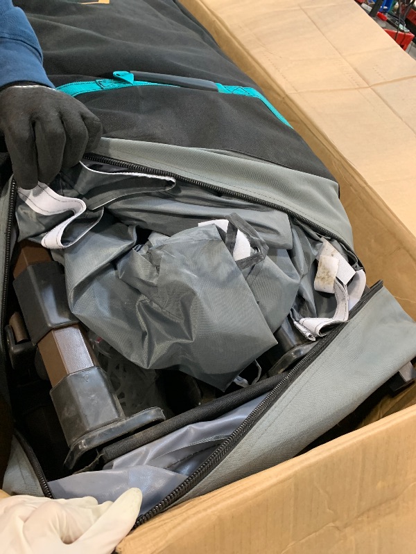 Photo 1 of ****VERY USED/ MISSING PARTS/ UNTESTED *** COBIZI 10x20 Pop Up Heavy Duty Canopy with 6 Sidewalls and Hexagonal Legs, Easy up Tent for Parties, Commercial and Wedding, Outdoor Canopy with Roller Bag, Sand Bags, Waterproof & UPF50+ (Gray)