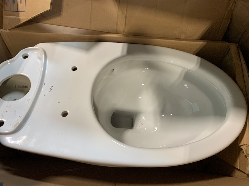 Photo 1 of ** USED / MISSING PARTS / ONLY THE RATE/ UNTESTED **
TOTO® Nexus® 1G® Two-Piece Elongated 1.0 GPF Universal Height Toilet with CEFIONTECT® and SS124 SoftClose Seat, WASHLET®+ Ready, Cotton White - MS442124CUFG#01