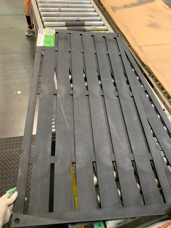 Photo 1 of ** USED*** Barrette Outdoor Living 73030581 Boardwalk Decorative Screen Panel,47.88"W x 23.88"H, Black