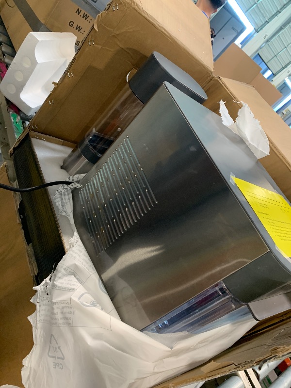 Photo 1 of ** USED ** Profile Opal 2.0 XL with 1 Gallon Tank, Chewable Crunchable Countertop Nugget Ice Maker, Scoop included, 38 lbs in 24 hours, Pellet Ice Machine with WiFi & Smart Connected, Stainless Steel