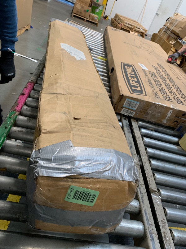 Photo 1 of ** VERY USED ** Amazon Basics Outdoor Pop Up 10 x 10 Canopy Tent for Events, Portable with Easy Setup, Includes Wheeled Carry Bag, 8 Pegs, 4 Ropes, 4 Weighted Bags, White