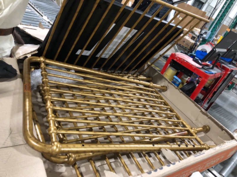 Photo 1 of ** VERY USED / MISSING PARTS / UNTESTED / DAMAGE MINOR *** NAMESAKE Abigail 3-in-1 Portable Baby Crib with Wheels - GREENGUARD Gold Certified Convertible Crib to Toddler Bed & Daybed - Metal Baby Bed w/ 4 Adjustable Mattress Heights, for Small Spaces - Go
