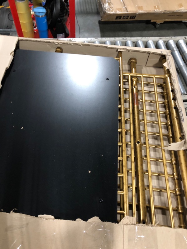 Photo 1 of ** VERY USED / MISSING PARTS / UNTESTED / DAMAGE MINOR *** NAMESAKE Abigail 3-in-1 Portable Baby Crib with Wheels - GREENGUARD Gold Certified Convertible Crib to Toddler Bed & Daybed - Metal Baby Bed w/ 4 Adjustable Mattress Heights, for Small Spaces - Go