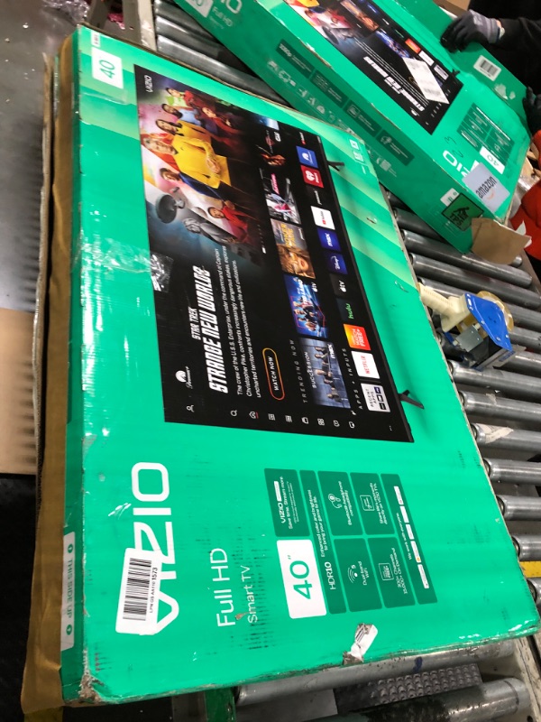 Photo 1 of **** used ** missing parts *** VIZIO 40-inch Full HD 1080p Smart TV with DTS Virtual: X, Alexa Compatibility, Google Cast Built-in, Bluetooth Headphone Capable, (VFD40M-08 New)