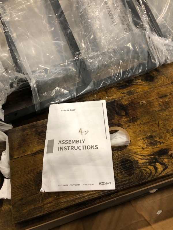 Photo 1 of *** USED / MISSING PARTS / UNTESTED *** YITAHOME TV Stands for 65 inch TV Entertainment Center with 2 Industrial 4-Tier Bookshelves, LED TV Stands for Living Room, Modern Farmhouse TV Console Cabinet with Power Outlets, Rustic Brown