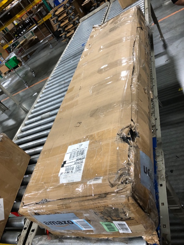 Photo 1 of *** USED / MISSING PARTS / UNTESTED *** YITAHOME TV Stands for 65 inch TV Entertainment Center with 2 Industrial 4-Tier Bookshelves, LED TV Stands for Living Room, Modern Farmhouse TV Console Cabinet with Power Outlets, Rustic Brown