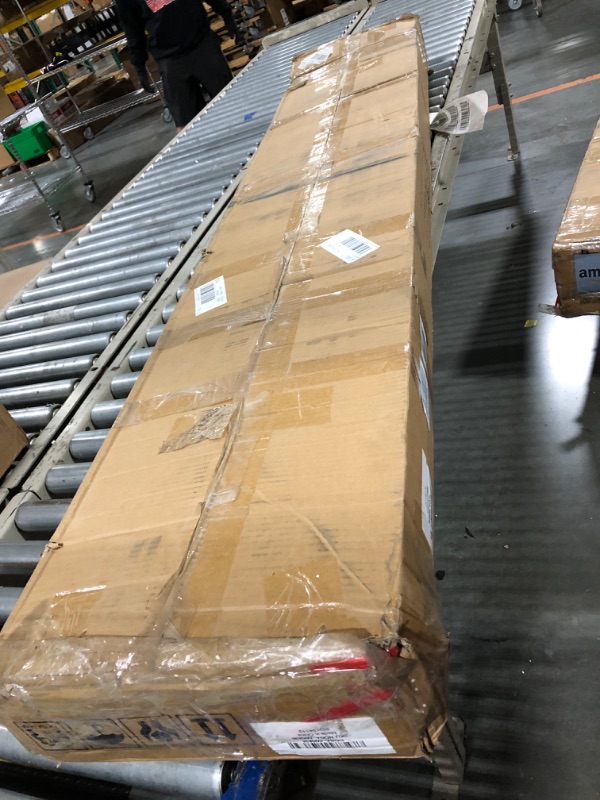 Photo 1 of ** USED/ MISSING PARTS *** Tribesigns 70.86-Inch Console Table for Entyrway, Farmhouse 2-Tier Entry Entrance Table, Narrow Long Sofa Table Behind Couch, Rustic Brown