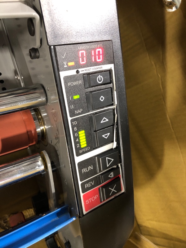 Photo 1 of ** USED/ DAMAGE MINOR/ UNTESTED *** GBC Pinnacle 27 EZLoad Thermal Roll Laminator, 27" Maximum Width, 8-10 Minutes Warm-Up (1701720EZ)