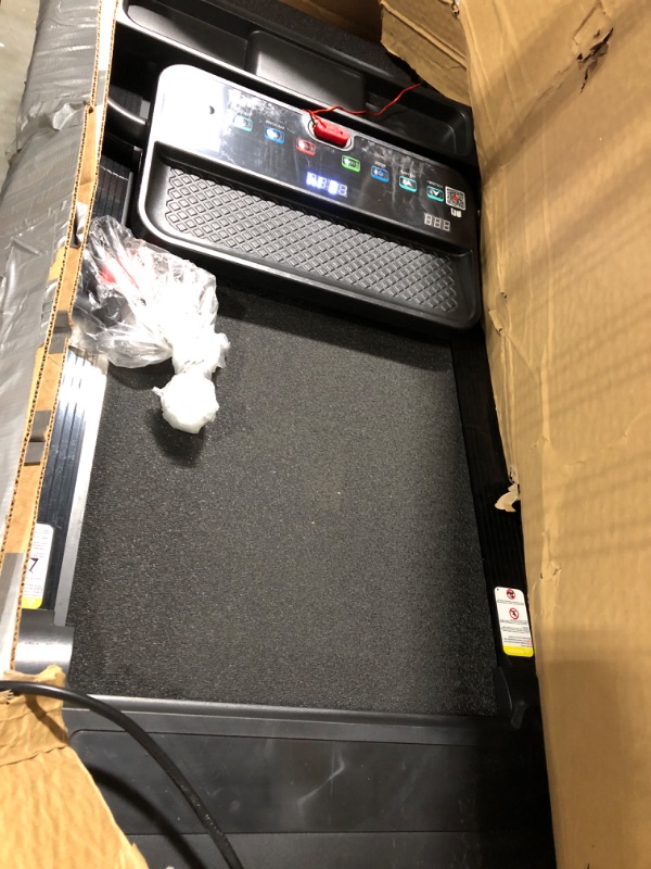 Photo 1 of ** VERY USED / MISSING PARTS / DAMAGE MAJOR **** MANOS LONTEK Treadmills for Home, 3.0HP Quiet Brushless Folding Treadmill with Heart Rate Sensor, Silicone Damping System, 300lbs Weight Capacity, Holder for Cup&Phone