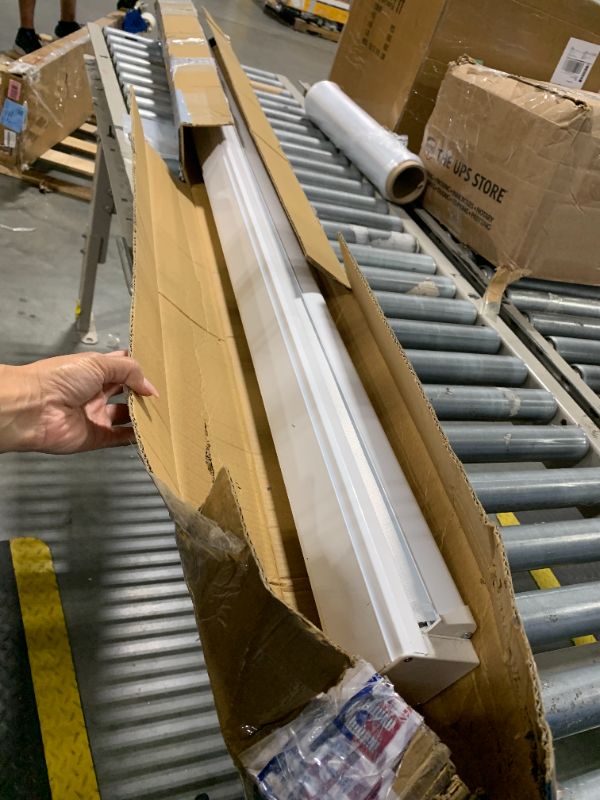 Photo 1 of ** USED//UNTESTED *** Shadesu Cordless Zebra Blinds for Windows, 71" W x 72" H, White, Dual Layer Free-Stop Zebra Shades, Light Control for Day and Night, Sheer Blinds for Indoor Windows, Bedroom, Kitchen