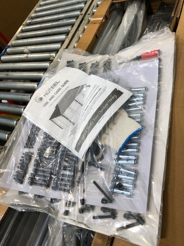 Photo 1 of ** NEW** HOTEEL 12x20 Gazebo with Metal Roof Heavy Duty Hardtop Gazebo with Flame-Retardant Curtain & Netting, Hot Tub Gazebos with Galvanized Steel Double Roof, Outdoor Canopy for Patio, Party (2025 Upgraded)