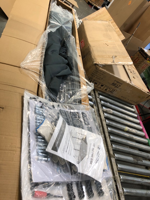 Photo 1 of ** NEW** HOTEEL 12x20 Gazebo with Metal Roof Heavy Duty Hardtop Gazebo with Flame-Retardant Curtain & Netting, Hot Tub Gazebos with Galvanized Steel Double Roof, Outdoor Canopy for Patio, Party (2025 Upgraded)