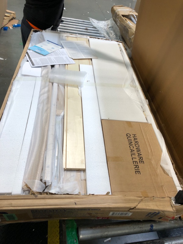 Photo 1 of ***New, only opened for inspection*** Graco Benton 5-In-1 Convertible Crib With Drawer (Driftwood) - Converts From Baby Crib To Toddler Bed, Daybed And Full-Size Bed, Fits Standard Full-Size Crib Mattress, Adjustable Mattress Support Base