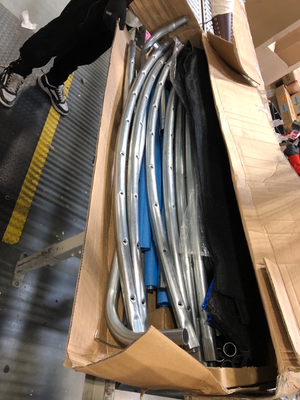 Photo 1 of ** NEW/ UNTESTED **** Upgraded 16FT 15FT 14FT 12FT 10FT 8FT Trampoline Outdoor with Basketball Hoop and Net, Capacity for 4-6 Kids and Adults