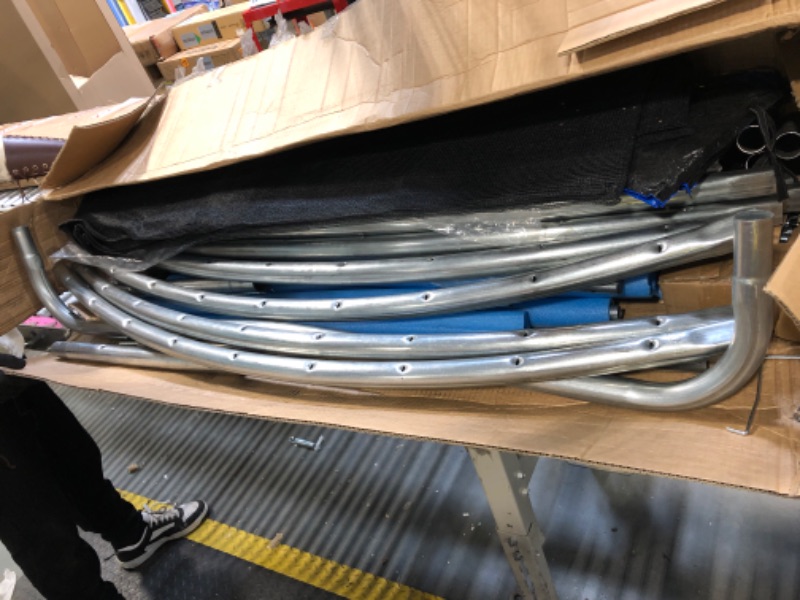 Photo 1 of ** NEW/ UNTESTED **** Upgraded 16FT 15FT 14FT 12FT 10FT 8FT Trampoline Outdoor with Basketball Hoop and Net, Capacity for 4-6 Kids and Adults