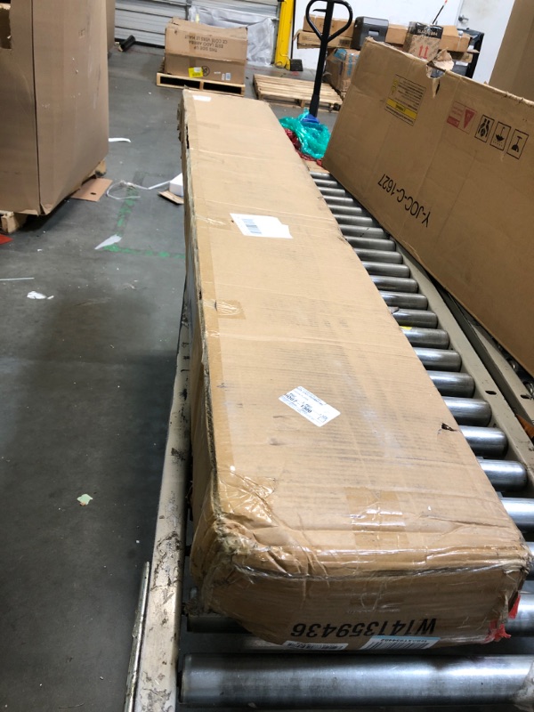 Photo 1 of *Missing Parts - See clerk notes*
KEIKI Full Size Upholstery Daybed with 2 Drawers and Headboard, Mid-Century Tufted Sofa Bed with Button on Back, Easy Assembly, No Box Spring Required, for Living Room and Bedroom, Beige