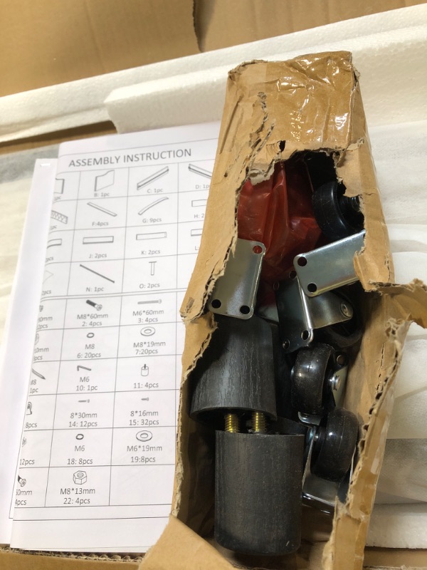 Photo 1 of *Missing Parts - See clerk notes*
KEIKI Full Size Upholstery Daybed with 2 Drawers and Headboard, Mid-Century Tufted Sofa Bed with Button on Back, Easy Assembly, No Box Spring Required, for Living Room and Bedroom, Beige